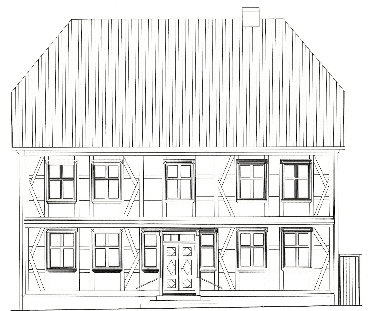 Plan - Grafik Pfarrhaus (1)